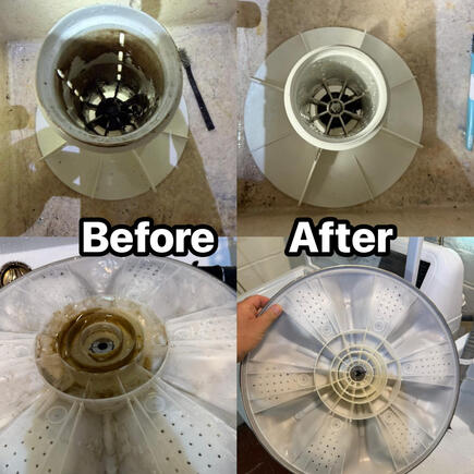 Washing machine agitator