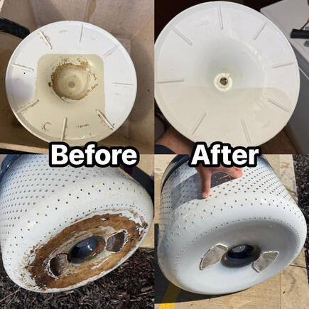 Washing machine agitator